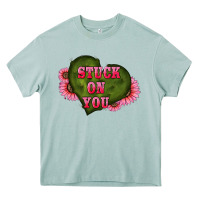 Arona valentine's day stuck on you heart sunflowers Heavy Core Tee - RanaPortraitStore