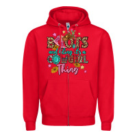 Red boots and bling it's a cowgirl thing Zipper Hoodie - MaliasSmallBusiness