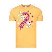 Teeth And Flower Cancer Ribbon Vintage Tee | Teevron