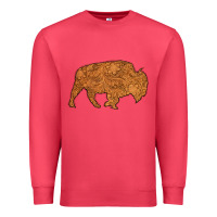 Cardinal Western Vintage Bison Silhouette Premium Sweatshirt - Bettercallsaul
