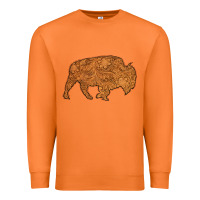Carrot Western Vintage Bison Silhouette Premium Sweatshirt - Bettercallsaul