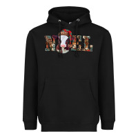 Black western christmas baby cow noel Heavyweight Hoodie - Jasminsmagicworld