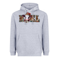 Heather Grey western christmas baby cow noel Heavyweight Hoodie - Jasminsmagicworld