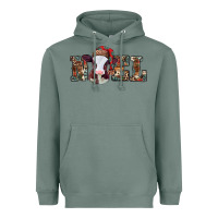 Sage western christmas baby cow noel Heavyweight Hoodie - Jasminsmagicworld