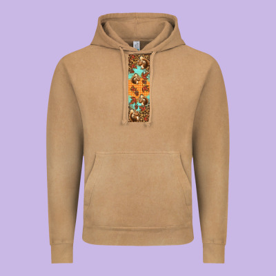 Autumn Squirrel Vintage Hoodie Designed By Bundleandbundleshop