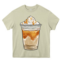 Mossy iced caramel frappuccino coffee Heavy Core Tee - BarkalooDesign
