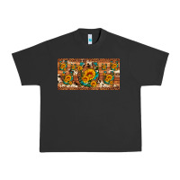 Pigment Black sunflower gemstone leopard cowhide horseshoe license plate Urban Heavy Tee - Artiststas