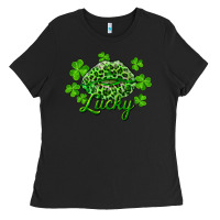 Black Kiss lucky Ladies Tee - RanaPortraitStore