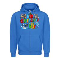 True Royal school custodian Zipper Hoodie - NancyCooperArtShop
