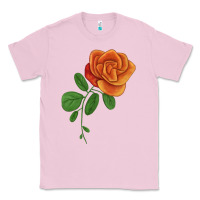Bubblegum Pink Burst Of Joy Rose Classic Tee - LillyAllenDesigns