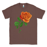 Chestnut Burst Of Joy Rose Classic Tee - LillyAllenDesigns