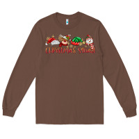 Chestnut christmas squad Long Sleeve Tee - MaliasSmallBusiness