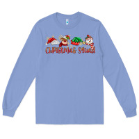 Colony Blue christmas squad Long Sleeve Tee - MaliasSmallBusiness