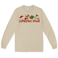 Mushroom christmas squad Long Sleeve Tee - MaliasSmallBusiness