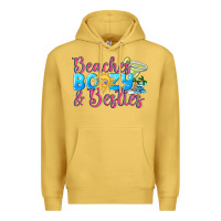 Antique Gold Beaches boozy besties Summer Premium Hoodie - NancyCooperArtShop