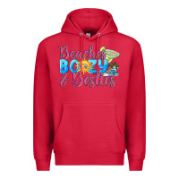 Cardinal Beaches boozy besties Summer Premium Hoodie - NancyCooperArtShop