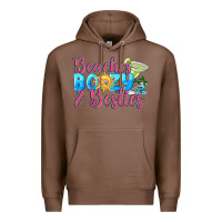 Chestnut Beaches boozy besties Summer Premium Hoodie - NancyCooperArtShop