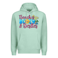 Seafoam Beaches boozy besties Summer Premium Hoodie - NancyCooperArtShop