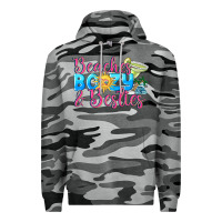 Slate Camo Beaches boozy besties Summer Premium Hoodie - NancyCooperArtShop
