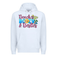 White Beaches boozy besties Summer Premium Hoodie - NancyCooperArtShop