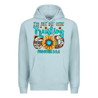 Blue Mist i m just out here trusting god proverbs 3 5,6 Premium Hoodie - JahusDesignShop