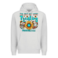 Dove Grey i m just out here trusting god proverbs 3 5,6 Premium Hoodie - JahusDesignShop