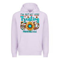 Lilac i m just out here trusting god proverbs 3 5,6 Premium Hoodie - JahusDesignShop