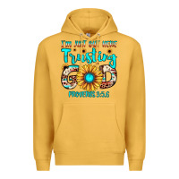 Mustard i m just out here trusting god proverbs 3 5,6 Premium Hoodie - JahusDesignShop