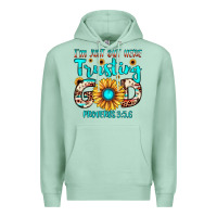 Seafoam i m just out here trusting god proverbs 3 5,6 Premium Hoodie - JahusDesignShop