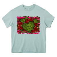 Arona Valentine Cactus Heart with Roses Heavy Core Tee - RanaPortraitStore