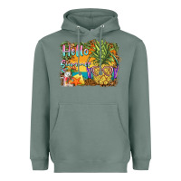 Sage hello summer pineapple Heavyweight Hoodie - BarkalooDesign