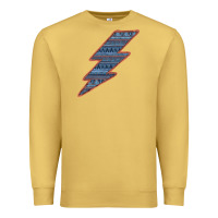 Antique Gold Western Orange Border Aztec Lightning Premium Sweatshirt - Bettercallsaul