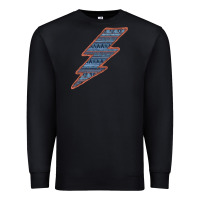 Black Western Orange Border Aztec Lightning Premium Sweatshirt - Bettercallsaul