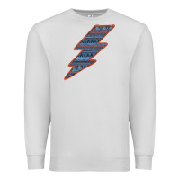Dove Grey Western Orange Border Aztec Lightning Premium Sweatshirt - Bettercallsaul