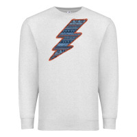 Oatmeal Heather Western Orange Border Aztec Lightning Premium Sweatshirt - Bettercallsaul
