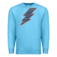 Ocean Blue Western Orange Border Aztec Lightning Premium Sweatshirt - Bettercallsaul