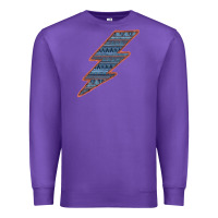 Purple Western Orange Border Aztec Lightning Premium Sweatshirt - Bettercallsaul
