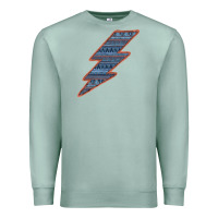 Seafoam Western Orange Border Aztec Lightning Premium Sweatshirt - Bettercallsaul