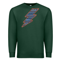 Sports Green Western Orange Border Aztec Lightning Premium Sweatshirt - Bettercallsaul