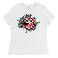 White race lip Ladies Tee - JahusDesignShop