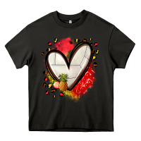 Asphalt fruits and volleyball heart Heavy Core Tee - Zillion Design Studio