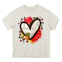 Cream fruits and volleyball heart Heavy Core Tee - Zillion Design Studio