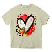 Mossy fruits and volleyball heart Heavy Core Tee - Zillion Design Studio