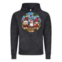 Vintage Black christmas gnomes ornament Vintage Hoodie - Artiststas