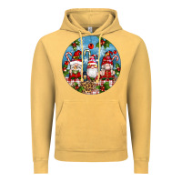 Vintage Mustard christmas gnomes ornament Vintage Hoodie - Artiststas