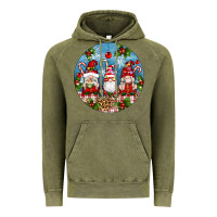 Vintage Olive christmas gnomes ornament Vintage Hoodie - Artiststas