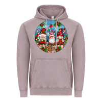 Vintage Zinc christmas gnomes ornament Vintage Hoodie - Artiststas