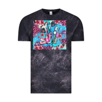 Cloud Black dentist element with flowers Vintage Tee - AdoDesignShop