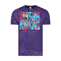 Cloud Purple dentist element with flowers Vintage Tee - AdoDesignShop