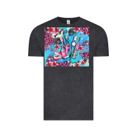 Vintage Black dentist element with flowers Vintage Tee - AdoDesignShop